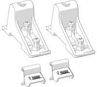 Fiamma kit soportes de montaje side tristor 2 piezas para panel lateral side w pro tristor