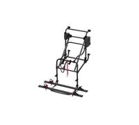 Fiamma Portabicicletas Carry-Bike Motor Lift 77 para autocaravanas, Negro, Aluminio, 78-94 x 128 x 68-108 cm, 17,4 kg, Plegable, 60 kg de Carga, Puerta Trasera
