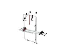 Fiamma Portabicicletas Carry Bike para VW T5 D/T6 D, Aluminio, Color Gris, Capacidad de Carga de 35 kg, Montaje en Puerta Trasera sin taladrar, 7,7 kg