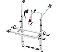 Fiamma Portabicicletas para VW T6, Aluminio/Gris, 56 x 128 x 142 cm, 8,3 kg, Ampliable, 60 kg de Carga, Montaje Trasero sin taladrar