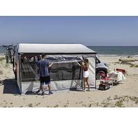 Fiamma Privacy Room - Toldo para toldo (80% policloruro, 10% poliéster, 10% Fibra de Vidrio, 260-300 cm), Color Gris y Blanco