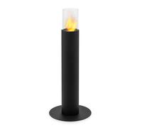 Fiamme Pila 0,65kW 4-5h Chimenea de Bioetanol Negro