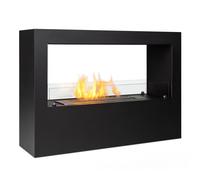 Fiamme Scoppi 3,0kW 5-6h Chimenea de Bioetanol Negro
