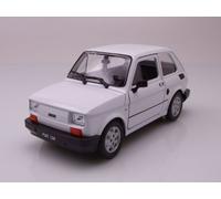 Fiat 126 1977 Blanco Modelo De Coche 1:21 Welly