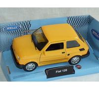 Fiat 126 Naranja Amarillo 1972-2000 Polski Fiat 126p Ca 1/43 1/36-1/46 Welly modelo de coche