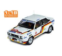 IXO 1/18 FIAT 131 ABARTH 1 RALLY HUNDRUCK 1979 MODELO ESTÁTICO DIECAST