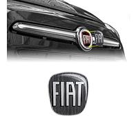 Fiat 14186B Adhesivo 3D Repuesto Logo Negro para 500L