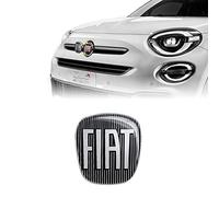 Fiat 14187A Adhesivo 3D Reemplazo Logo Negro para 500X, Frontal