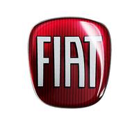 Fiat 14192 Adhesivo 3D Reemplazo Logo para Volante 500 Rojo