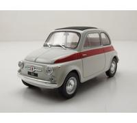 1960 Fiat 500 Blanco/Rojo 1:24 WhiteBox 124182