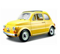 Fiat 500 F 1965 amarillo 1:24 BBURAGO