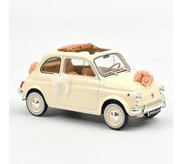 Fiat 500 L 1968 Blanco Marfil Regalo de Boda 1/18