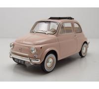Fiat 500 L 1968 Rosa Con Embalaje Original Modelo De Coche 1:18 Norev