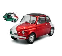 Fiat 500 Tributo Italiano Livery 1965 Rojo / Verde / Blanco 1:18 Modelo 1801409