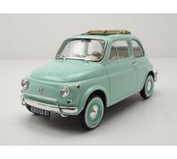 Fiat 500L 1968 Azul Claro Con Geburtsverpackung Coche a Escala 1:18 Norev