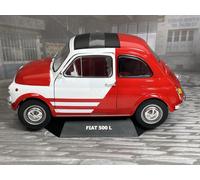Fiat 500L Túnica Di kappa Blanco Rojo 1965 1:18 Escala Solido 1801408