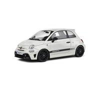 Fiat F595 Abarth 2022 Modelo Coche 1:18 Blanco Solido Sportwagen Die-Cast