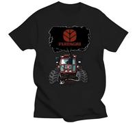 Fiatagri Tractor White Fashion Funny Men's T-Shirt Black M