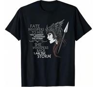 FIATI00P Fate Whispers To Her You Cannot Withstand The Storm T-Shirt，Cotton Short Sleeve T-Shirt Top Full Size S-4XL
