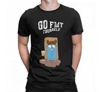 FIATI00P Men Golang Go Yourself T Shirts Cotton Clothes Novelty Short Sleeve Crew Neck Tees Gift Idea T-Shirts