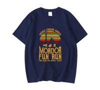 FIATI00P Mordor Printed T-Shirt Summer Breathable Women's Clothing Casual Sports Short Sleeve T-Shirt.