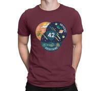 FIATI00P The Answer To Life The Universe and Everything 42 T Shirt Cotton