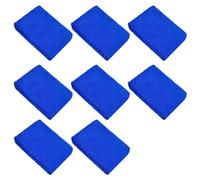 Fiauli Almohadilla aplicadora de Microfibra de 8 Piezas, Almohadilla aplicadora de Cera sin rayones, Esponja de Coche Rectangular Espesada elástica Absorbente de Agua Suave para Suministros de Belle