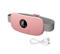 Fiauli Almohadilla térmica menstrual, cinturón térmico portátil con 3 niveles de calor y modos masaje por vibración, almohadilla inalámbrica para aliviar el dolor regalos San Valentín sus niñ