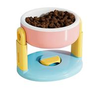 Fiauli Bandeja para mascotas sin deslizamiento para perros y gatos, comida con ventosa HIPTIBLICHE HIPTIBLICA HISTORIA HISTORIA Alimentador detenido Comedero Promueve una dieta saludable actitud A