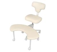 Fiauli Presidente de oficina con sacro, presidente de la pierna de meditación Cross con ruedas, calcetines ergonómicos para la rodilla Criss CROS Desk sillas apoyo lumbar y ajustable