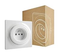 FIBARO N Outlet Typ E/Enchufe estándar Walli-Line, Tipo E, Blanco, FGWSONE-011