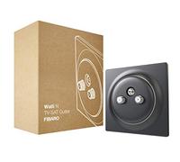 FIBARO Walli N TV-SAT FGWTFEU-021-8 - Toma de Antena para Televisión Satén, color Gris