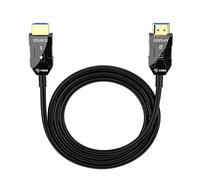 FIBBR 8K HDMI 2.1 Cable de Fibra Óptica 15M, 48Gbps Ultra Alta Velocidad HDMI Cable Activo AOC, 8K@60Hz 4K@120Hz/144hz HDR Efectos de Sonido Dolby Dinámicos para Cines en Casa, Entusiastas del Juego