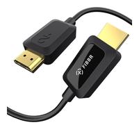FIBBR 8K HDMI Cable óptico 10M, 48Gbps Ultra HD HDMI 2.1 Cable de alta velocidad 8K@60Hz Soporta eARC 3D HDR10 HDCP 2.2 y 2.3 Dolby Vision - Compatible con PS5/4/3 Reproductor Blu Ray PC TV