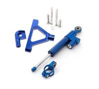 Fiber Carbon Motorcycle Stabilizer Steering Damper Mounting Bracket Support Kit For Kawasaki for Ninja for ZX6R 2007-2008,Suavemente