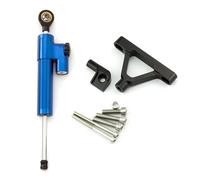 Fiber Carbon Motorcycle Stabilizer Steering Damper Mounting Bracket Support Kit For Kawasaki for Ninja for ZX6R 2007-2008,Suavemente