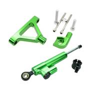 Fiber Carbon Motorcycle Stabilizer Steering Damper Mounting Bracket Support Kit For Kawasaki for Ninja for ZX6R 2007-2008,Suavemente