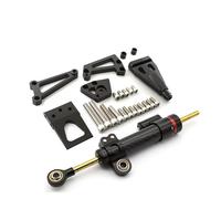 Fiber Carbon Steering Damper Stabilizer Bracket Mounting Kit For Kawasaki for ER6F/ER6N for Ninja-400/650R 2009-2011,suavemente