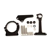 Fiber Carbon Steering Damper Stabilizer Bracket Mounting Kit For Kawasaki For Ninja650R For ER6N For ER6F 2006-2008,suavemente
