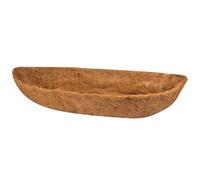Fiber Mat - Natural Coco Fiber 24 30 36 48 pulgadas | Half Moon Coco Planter Liner Replacement Trough Basket Inserte Garden Flower Vegetable Pot Lining | For Garden Planting Flower Bed