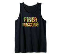 Fiber Maxxing Healthy Food Fruit Veggie Funny Fiber Maxxing Camiseta sin Mangas