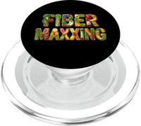 Fiber Maxxing Healthy Food Fruit Veggie Funny Fiber Maxxing PopSockets PopGrip para MagSafe