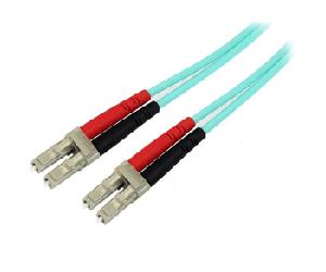Fiber Optic Cable 1m Aqua MM 50/125 OM4 450FBLCLC1
