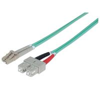 Fiber Optic Patch Cable Multi- Mode Lc/Sc 50/125 Om3 2M Aqua NUEVO