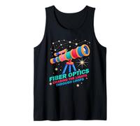 Fiber Optics Chasing The Lights Through Loops Camiseta sin Mangas