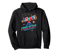 Fiber Optics Chasing The Lights Through Loops Sudadera con Capucha