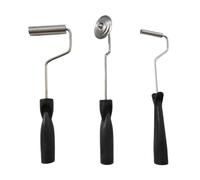 Fiberglass Roller Tool - Aluminum Alloy Fiberglass Roller Kit | Bubble Paddle Laminating Set | 3x Fibre Composites Deflation Paint Mold For Tub Shower Bathtub Boat Repair Project Indoor Oudoor