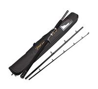 fiblink portátil agua salada - Juego de viaje Grafito Heavy barco Rod Trolling cañas de pescar con funda (20 - 50-Pound, pesado)