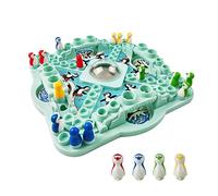 FIBOGOUP Ludo Penguin Chess, Juegos de Mesa para Niños a Partir de 6 Años, Rompecabezas Bellamente Diseñados y Realistas, Regalo de Cumpleaños