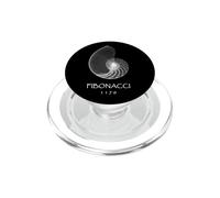 Fibonacci, Nacido en 1170 - Nautilus Spiral Shell X-Ray PopSockets PopGrip para MagSafe